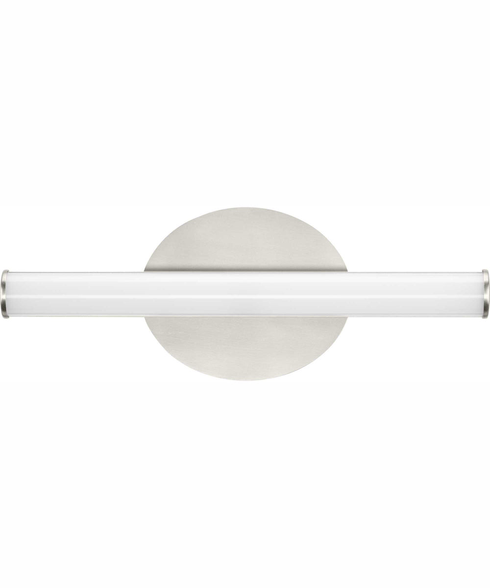 Phase 3 16 in. Small Modern 3CCT Integrated LED Linear Vanity Light Brushed Nickel