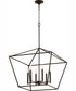 Gabriel 6-light Entry Foyer Hall Chandelier Oiled Bronze