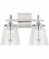 Jayne 2-Light Vanity Brushed Nickel