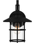 Lombard Medium 1-light Outdoor Wall Light  Coastal Armour Aluminum Matte Black