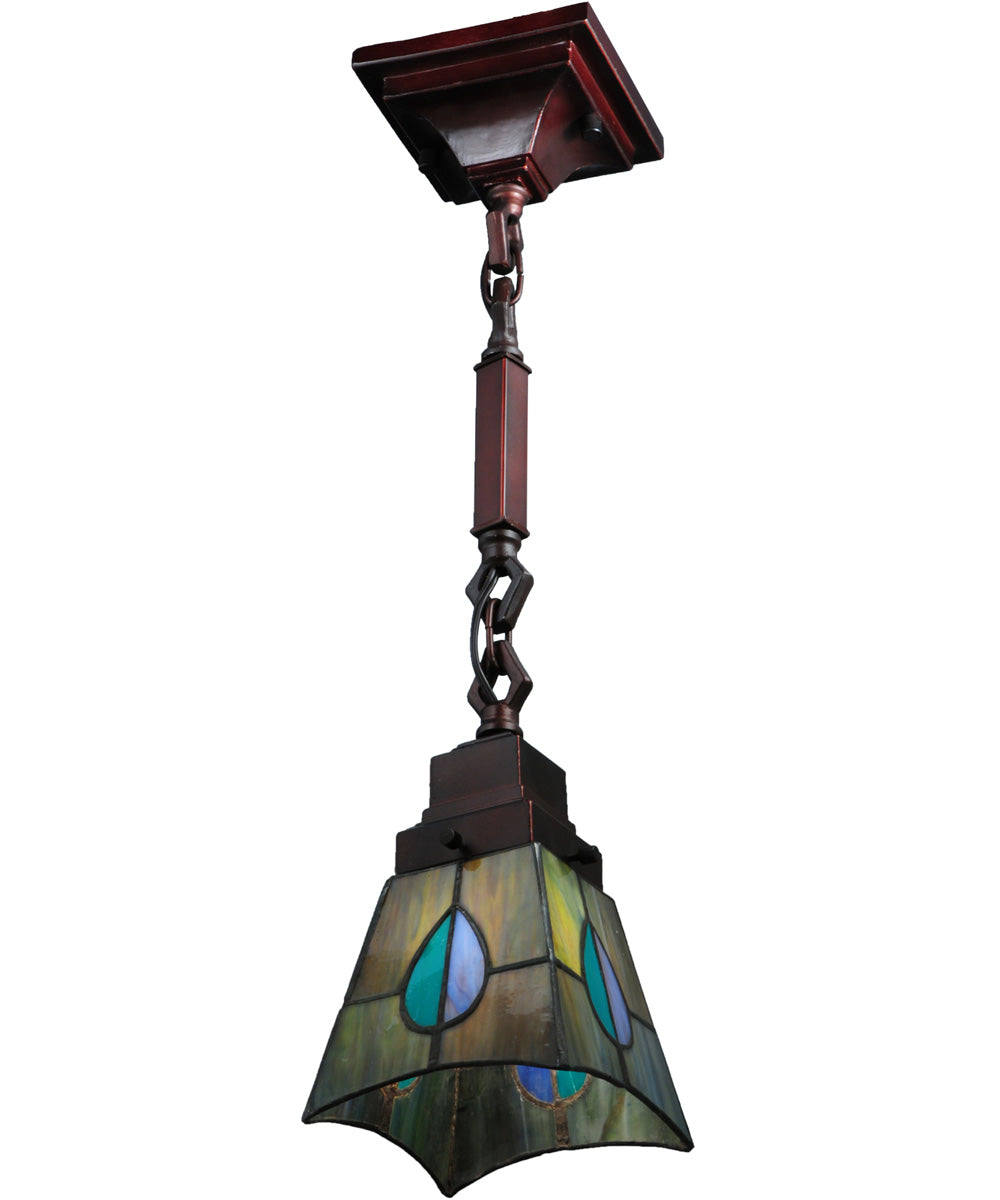 7"W Mackintosh Leaf Mini-Pendant