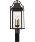 Manning Large 3-light Outdoor Post Light  Coastal Armour Aluminum Western Bronze