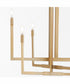 BOLERO 6-light Chandelier Aged Brass