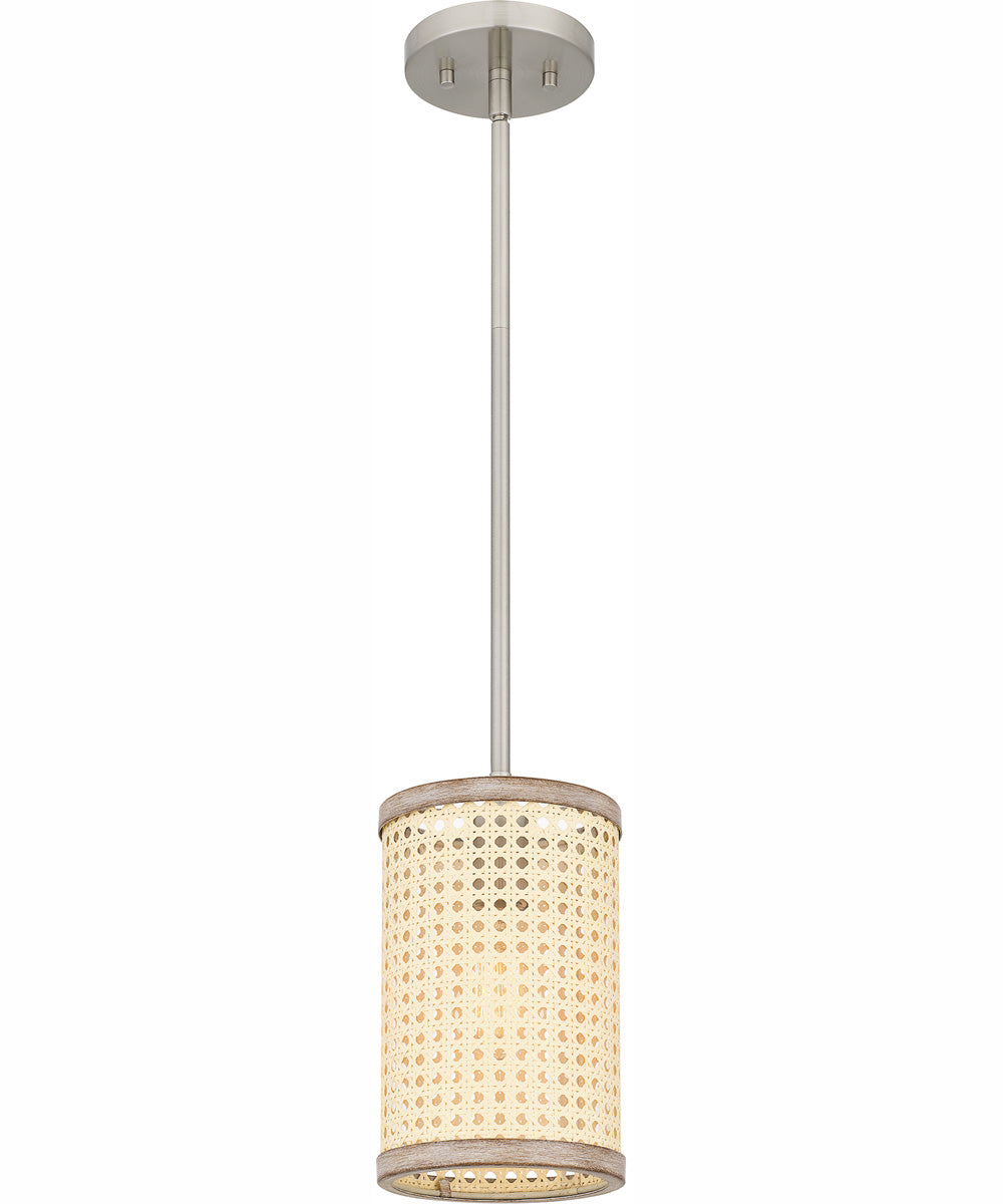 Syrah Small 1-light Mini Pendant Brushed Nickel