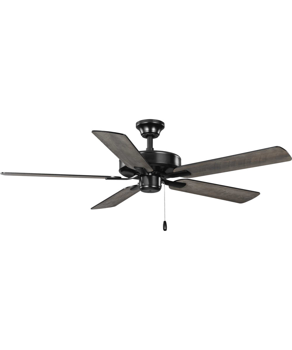 AirPro 52 in. 5-Blade Transitional Ceiling Fan Matte Black