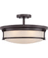 Sailor Large 4-light Semi Flush Mount Western Bronze