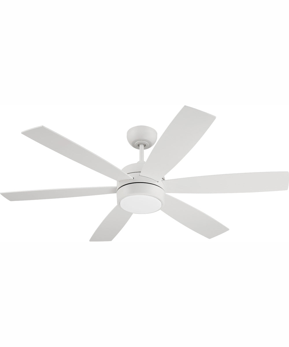52" Trevor 1-Light Ceiling Fan White