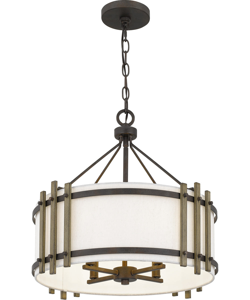 Juneau 4-light Pendant Iron Gate
