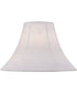 Lamp Shade White Jacquard Bell Shade - 7"Tx18"Bx12.50"Sl