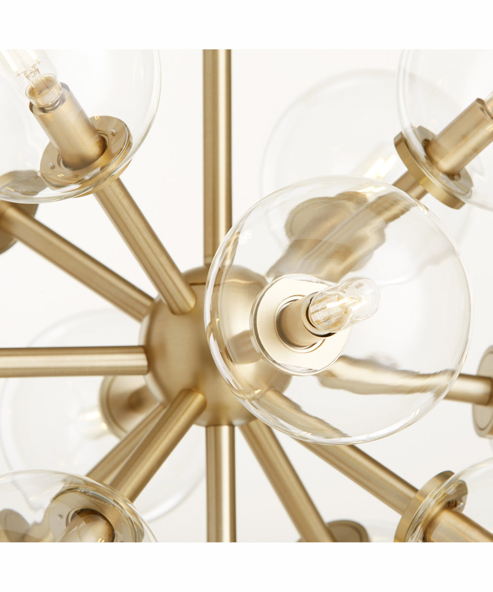 Rovi 13-light Pendant Aged Brass