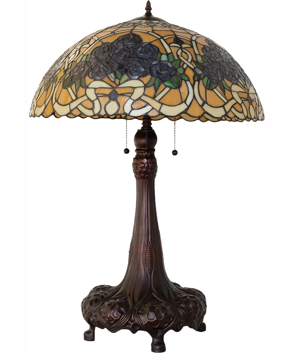 31" High Rose Bouquet Table Lamp