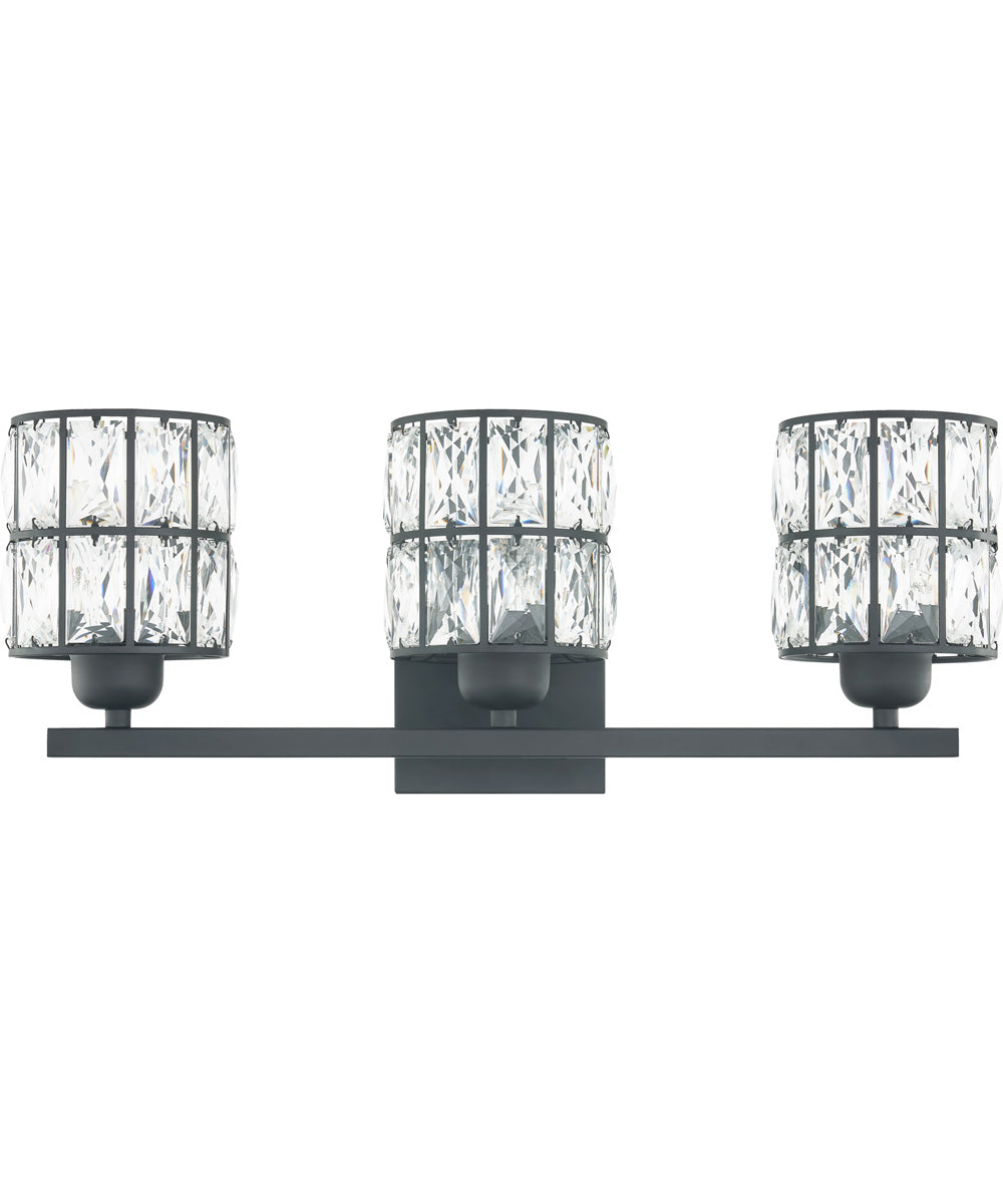 Gibson Large 3-light Bath Light Matte Black