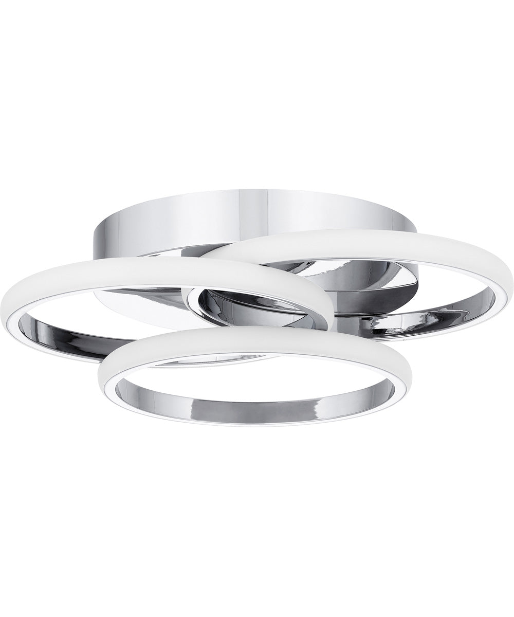 Moonan Medium Flush Mount Polished Chrome