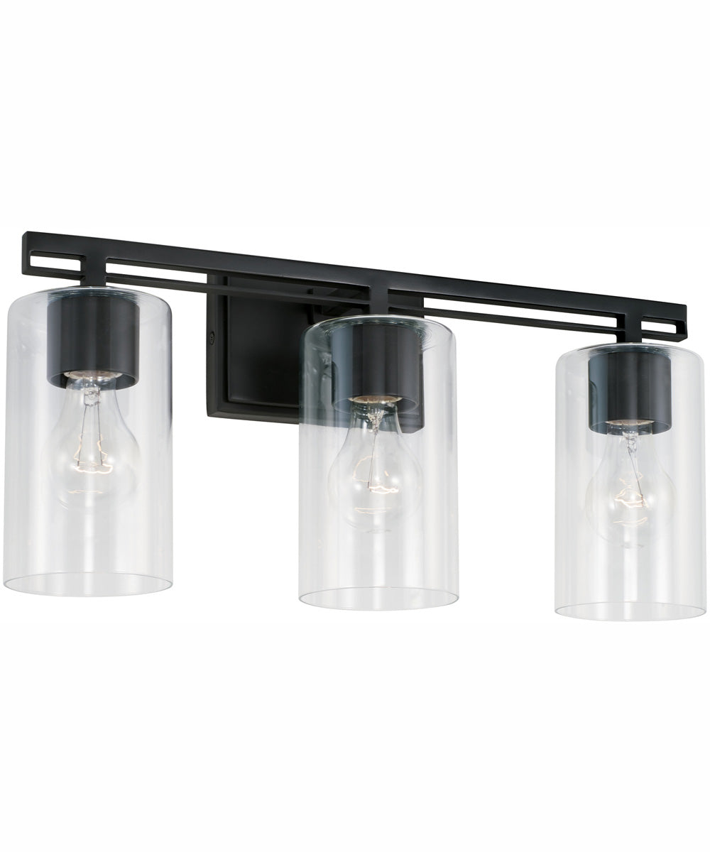Shelton 3-Light Vanity Matte Black