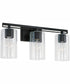 Shelton 3-Light Vanity Matte Black