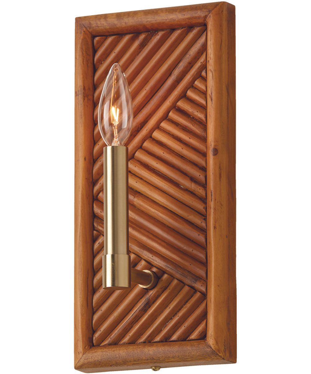 Soleil 1-Light Sconce Matte Brass
