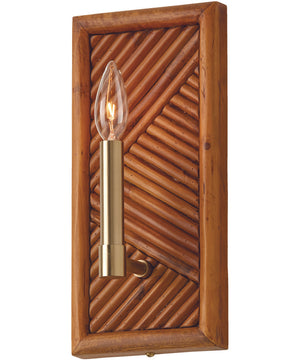 Soleil 1-Light Sconce Matte Brass