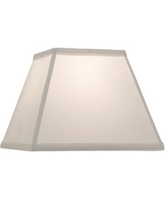 6x11x10 Oyster Silksheen Tapered Square Hardback Lampshade