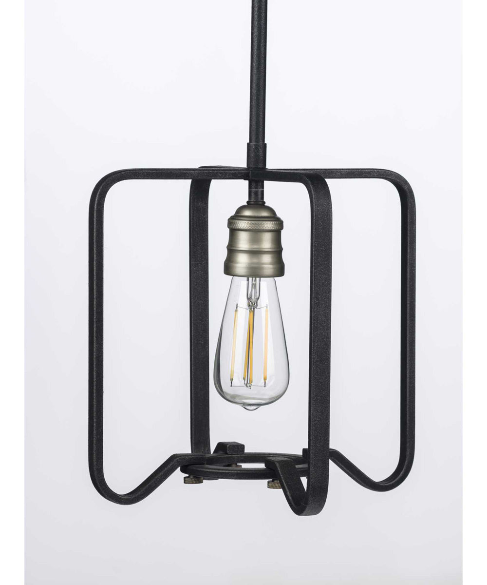 Foster 1-Light Farmhouse Mini-Pendant Light Gilded Iron