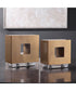 Rooney Brass Cubes, Set of 2