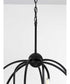 Seneca 9-Light Farmhouse Chandelier Light Matte Black