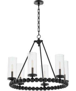 Tamara Day's Lee Boulevard 6-light Chandelier Matte Black
