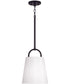 Brody 1-Light Pendant Matte Black