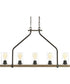 Barnes Mill 5-Light Linear Chandelier Antique Bronze