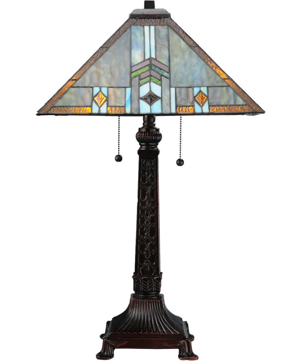 27"H Prairie Wheat Sunshower Table Lamp