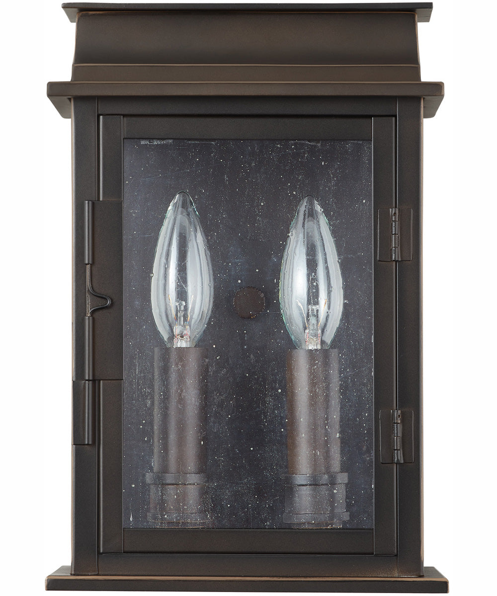 Bolton 2-Light Outdoor Wall-Lantern Rain or Shine - Oiled Bronze
