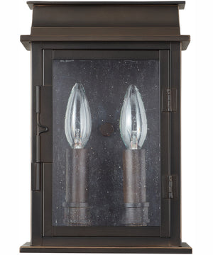 Bolton 2-Light Outdoor Wall-Lantern Rain or Shine - Oiled Bronze