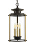 Squire 3-Light Hanging Lantern Antique Bronze