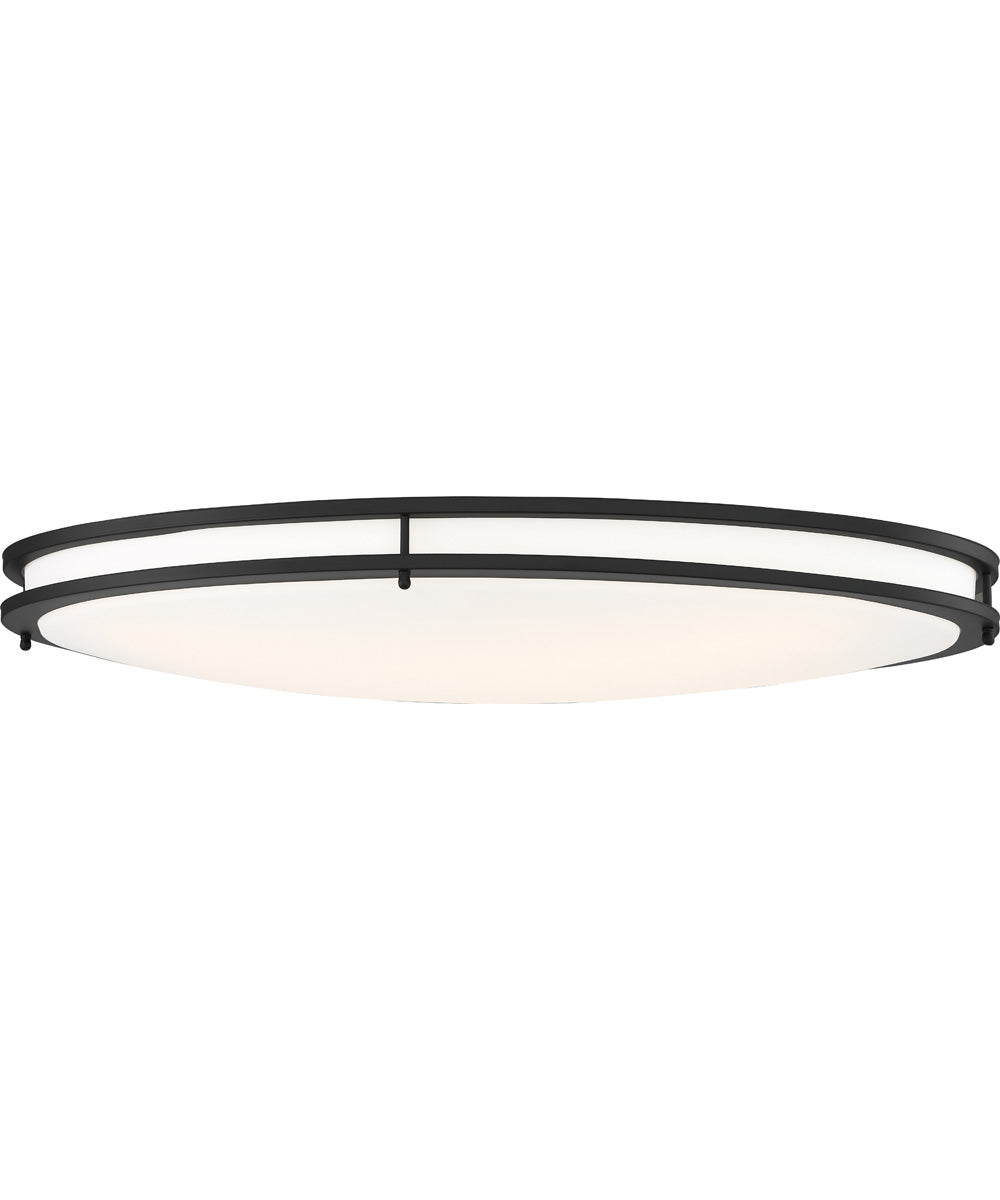 18"W Glamour LED Close-to-Ceiling Matte Black