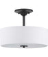 Inspire 13" 2-Light Semi-Flush Graphite