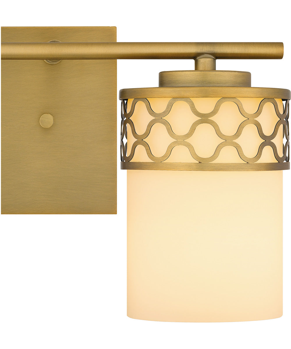 Tenley Medium 2-light Bath Light Aged Brass