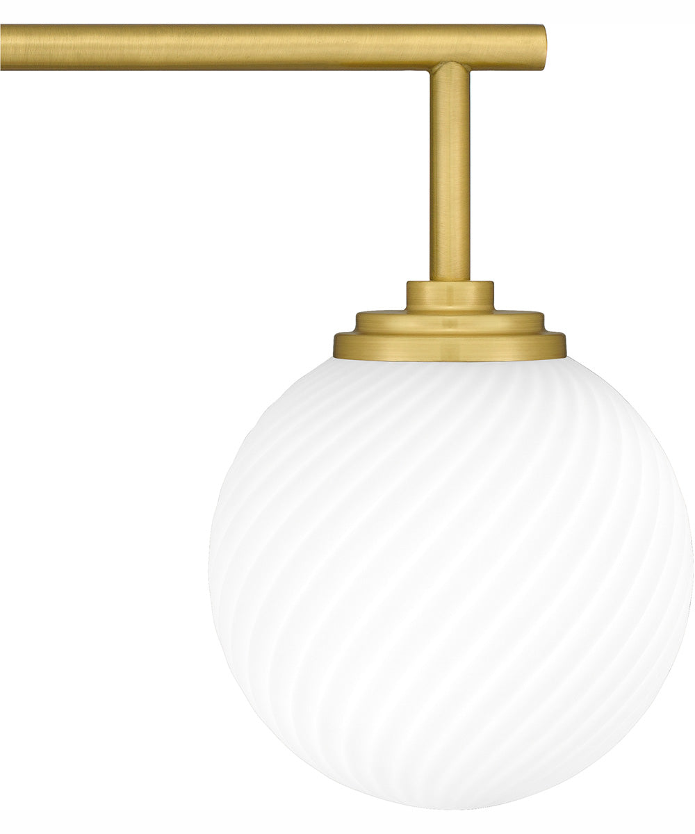 Eloise Extra Large 4-light Bath Light Aged Brass