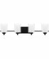 Kolt Extra Large 4-light Bath Light Matte Black