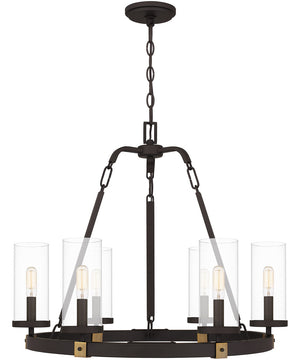 Lisbon 6-light Chandelier Old Bronze