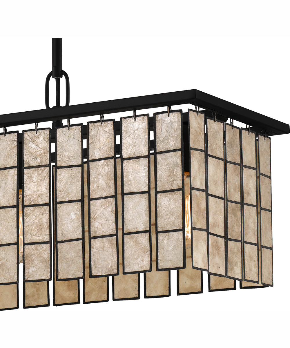 Seigler Small 4-light Island Light Matte Black