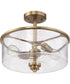 Bolden 2-Light Convertible Semi Flush Satin Brass