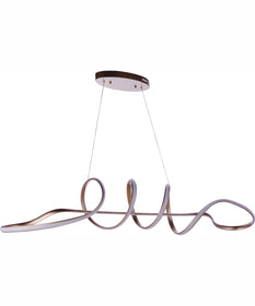 Pulse 1-Light Pendant Champagne Brass
