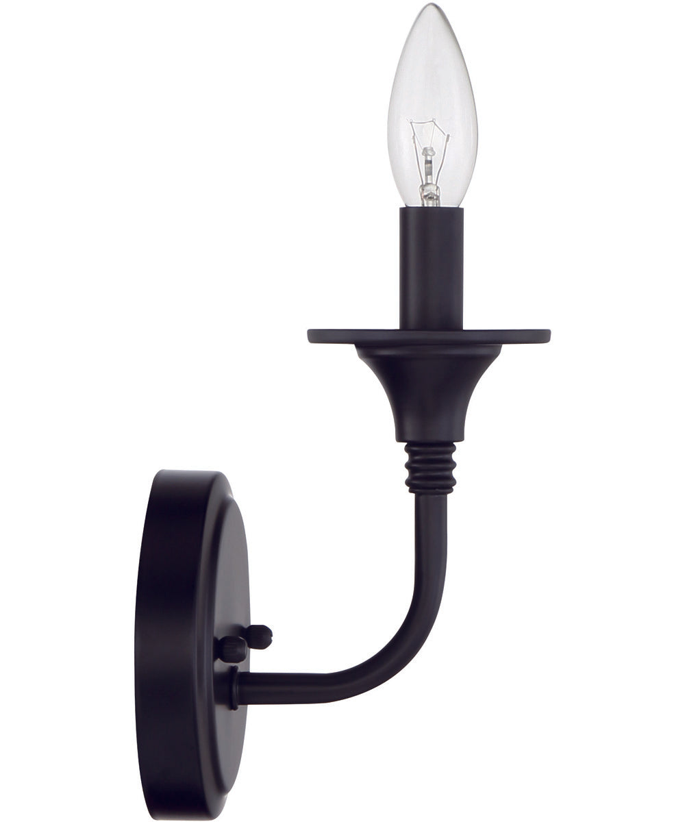 Jolenne 1-Light Wall Sconce Flat Black