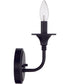 Jolenne 1-Light Wall Sconce Flat Black