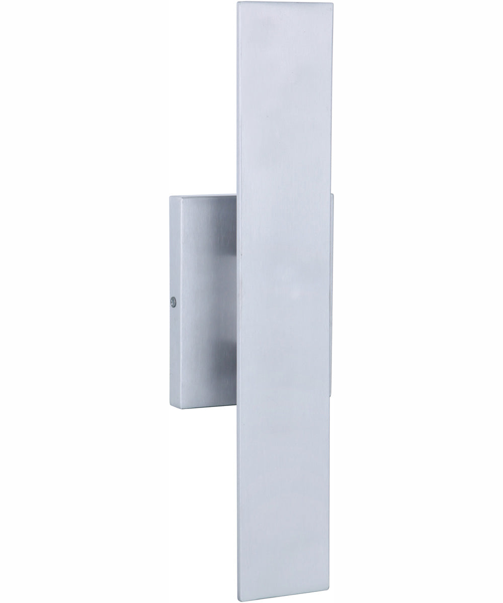 Rens 1-Light Outdoor Wall Lantern Brushed Aluminum