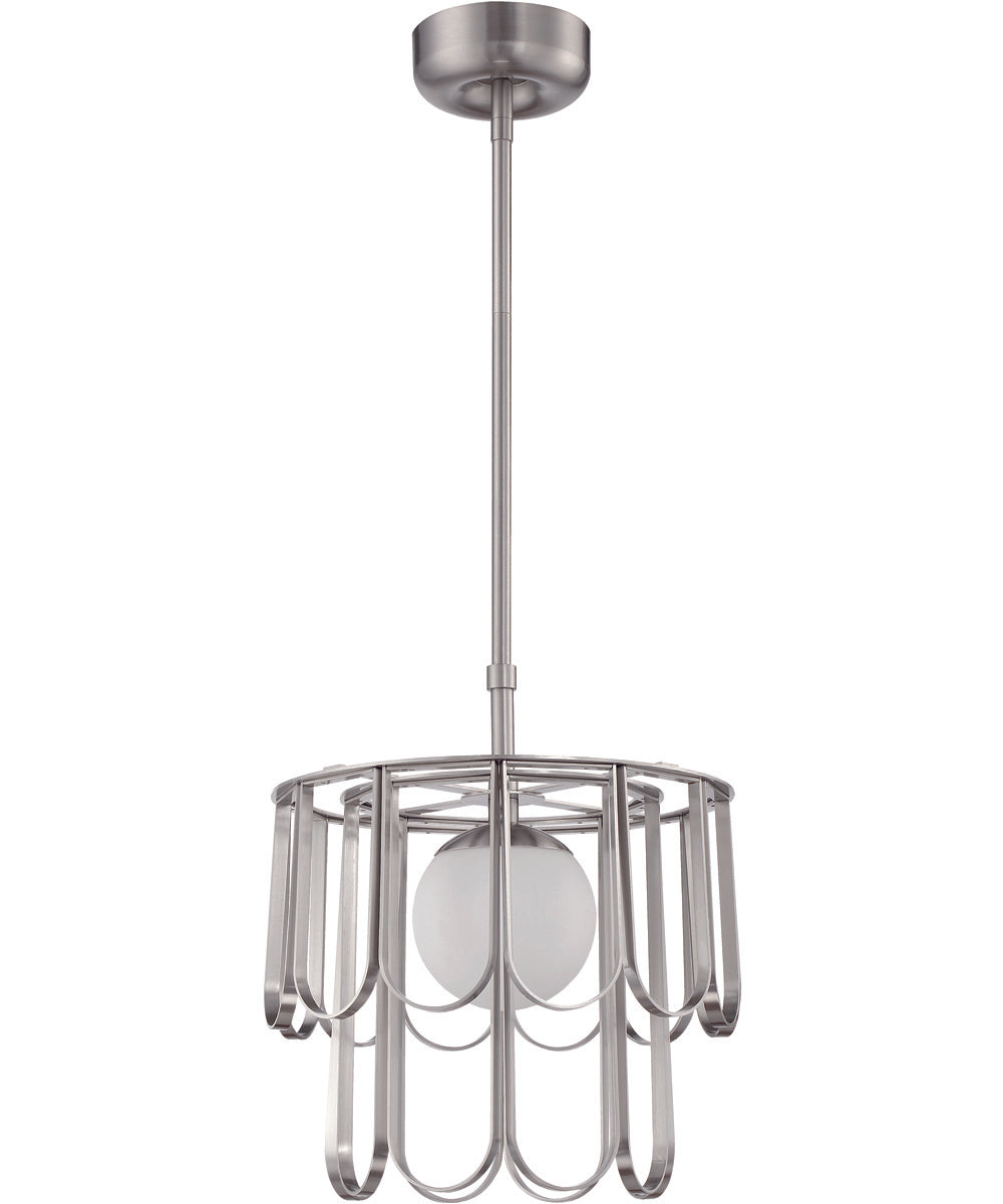 Melody 1-Light Pendant Brushed Polished Nickel