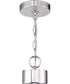 Que 6-Light Chandelier Chrome