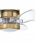 52" Sonnet WIFI 1-Light Ceiling Fan Satin Brass