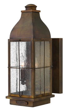 16"H Bingham 2-Light LED Medium Outdoor Wall Light in Sienna