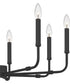 Abner 8-light Chandelier Matte Black