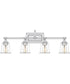 Nicholas Extra Large 4-light Bath Light Polished Chrome
